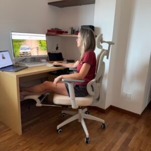 la mia sedia da ufficio ergonomica da donna di Musso